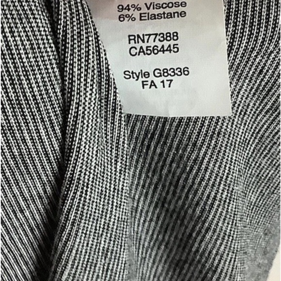 Madewell Sz M Jersey Pullover V Neck Casual Dress Gray Viscose Elastane - Picture 6 of 6